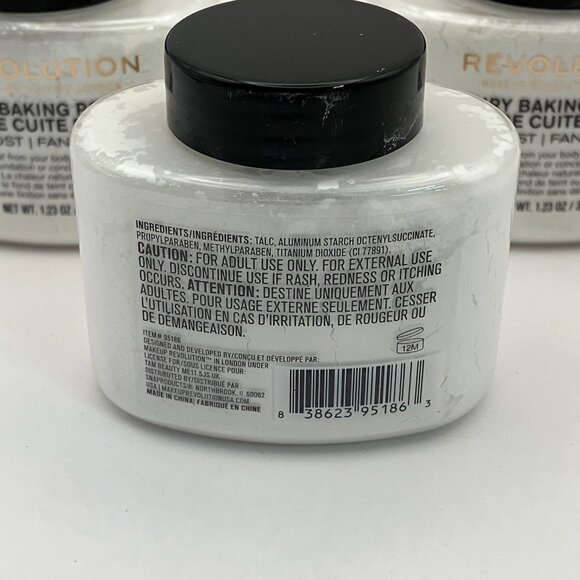 Makeup Revolution Ghost Fantome Luxury Baking Powder 1.23 oz Pack Of 3 Pieces - Picture 3 of 4